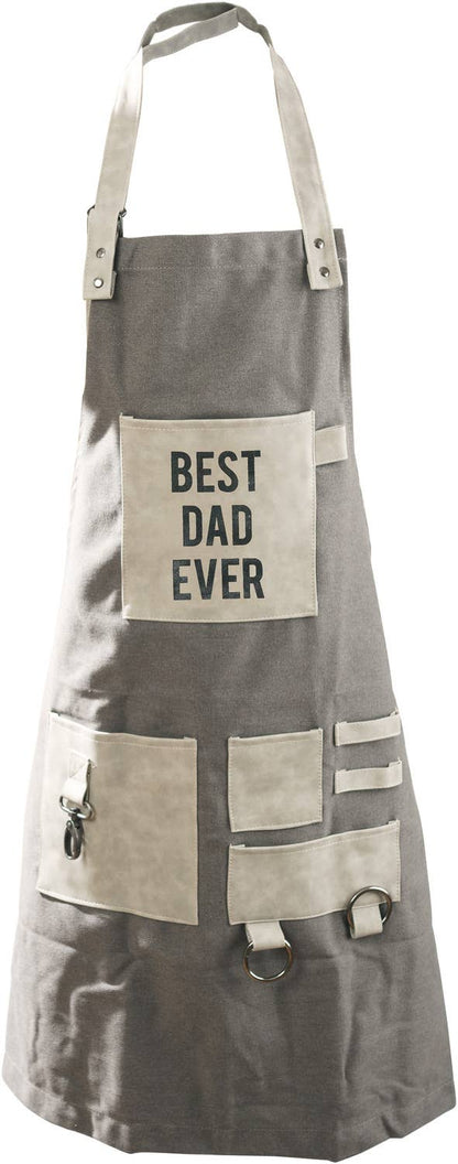 Best Dad - Canvas Grilling Apron