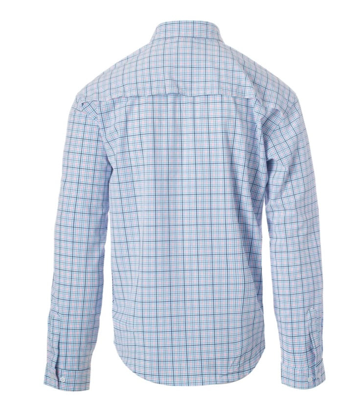 L/S Sportsman Shirt - Pink and Blue Checkered