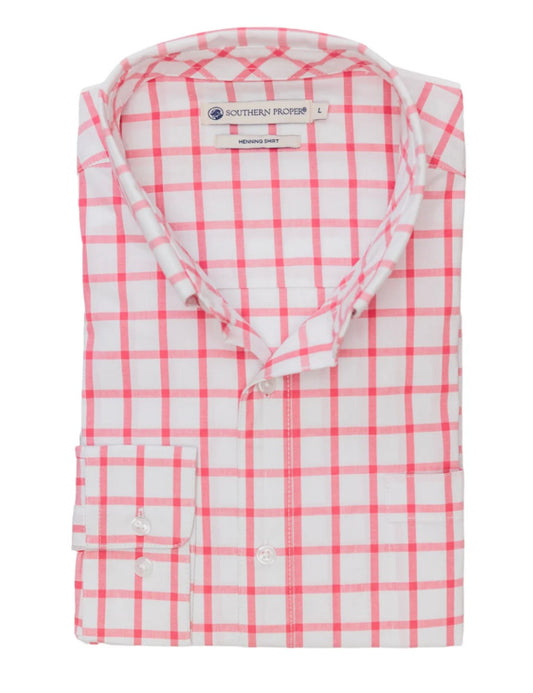 Bienville Woven Shirt Button Down - Punch