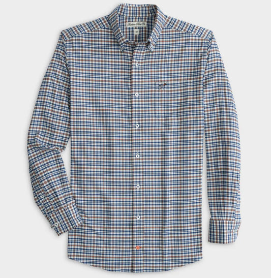 Hadley Performance Flannel Button Up - Dalton Plaid