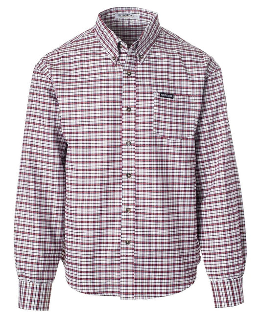 Hatfield Button Down - Red, Black, and Brown Plaid