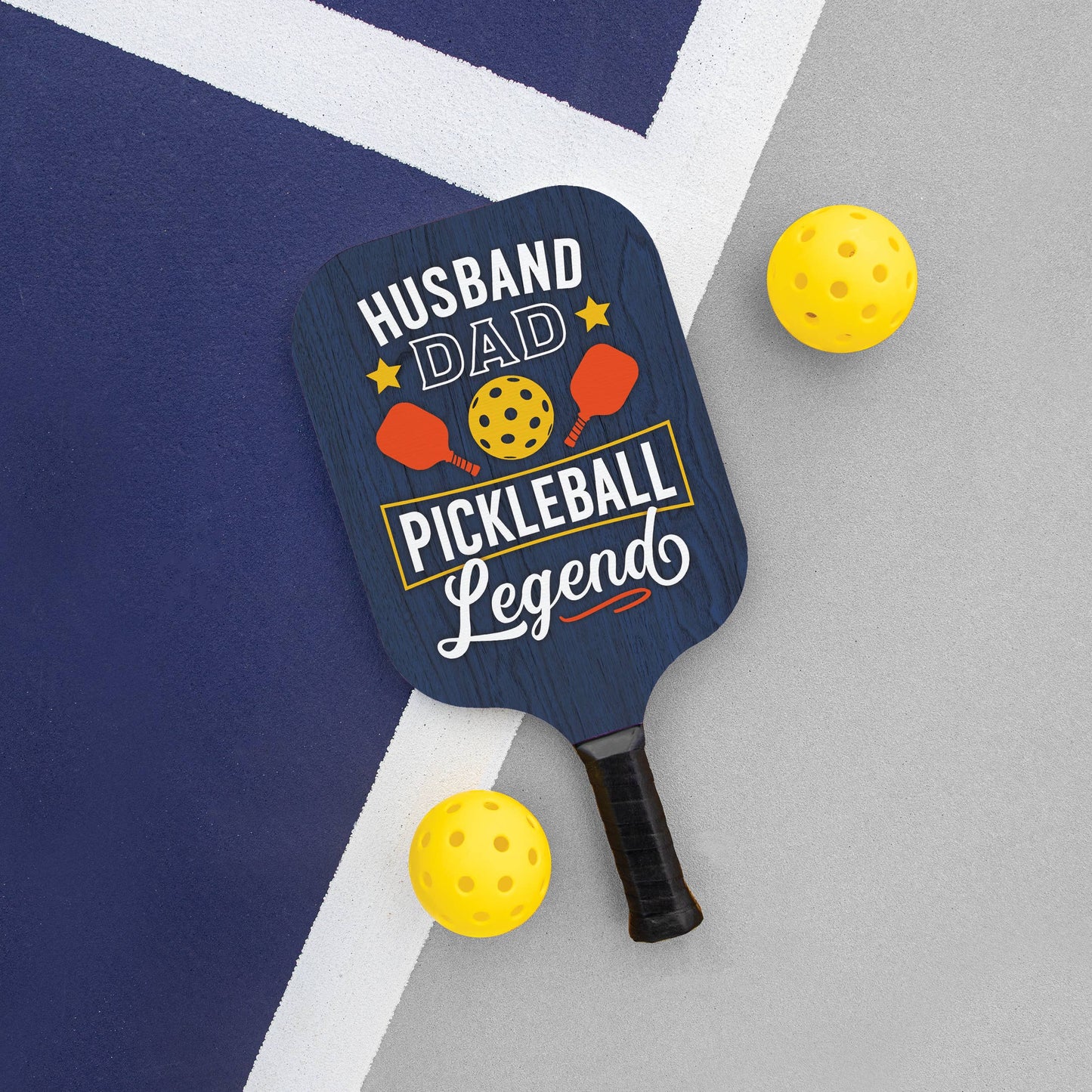 Husband Dad Pickleball Legend Pickleball Paddle